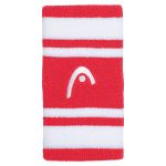 Head Striped Wristband 5'' Red / White - 2 szt.